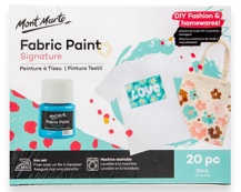 Mont Marte - Fabric Paint Set 20ml 20pc