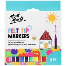 Mont Marte - Felt Tip Markers 12pc