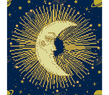 Diamond Art - Moon Mandala - 30 x 30cm