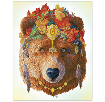 Bohemian Bear - 51 x 41cm