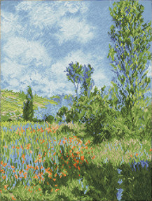 View Of Vetheuil (Aprôs Claude Monet) - 66 x 50cm