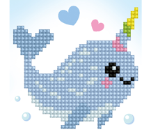 Magic Narwahl - 9.5 x 9.5cm (3.7 x 3.7in)