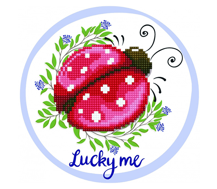 Lucky Me - 24.23 x 25.4cm (9.5 x 9in)