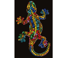 DIAMOND DOTZ - Gekko Paua - 27 x 41cm
