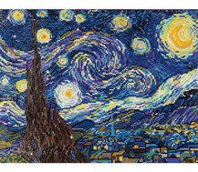 DIAMOND DOTZ - Starry Night (Van Gogh) - 50.8 x 40.6cm (20 x 16in)