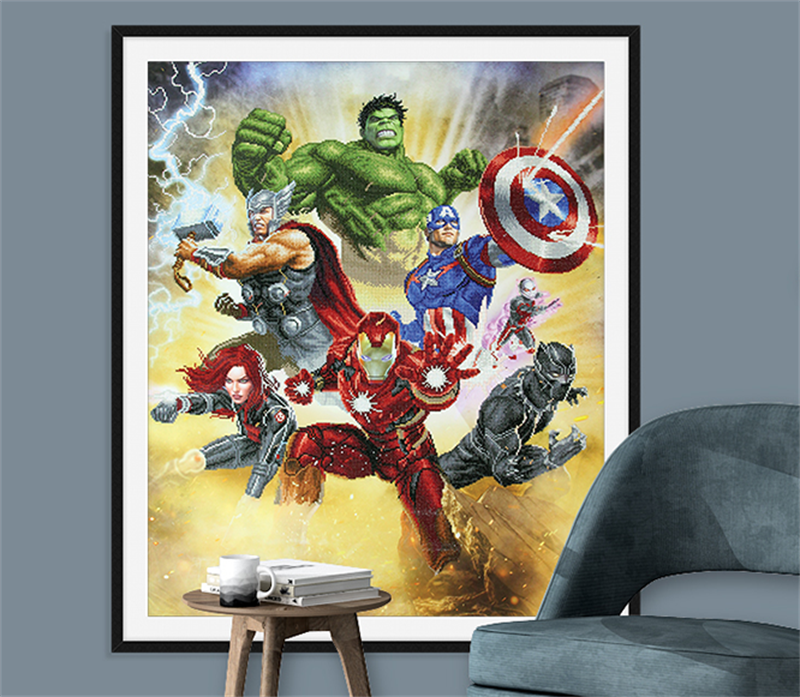 Marvel's Avengers Assemble Diamond Painting Kit by Camelot Dotz