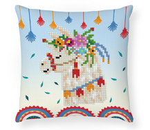 DIAMOND DOTZ - Llama Party Pillow - 18 x 18cm (7 x 7in)