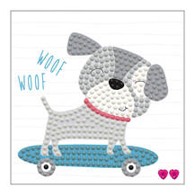 Skate & Woof - 10 x 10cm