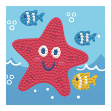 Happy Star Fish - 10 x 10cm