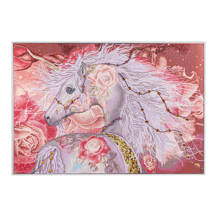Licorne Floral - 67 x 97cm