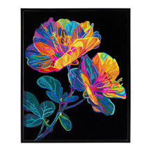 Neon Floral - 35.5 x 45.7cm
