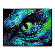 Neon Dragon Eyes - 35.5 x 45.7cm