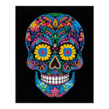 Neon Sugar Skull - 35.5 x 45.7cm