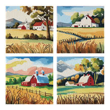 Countryside Views - 12.7 x 12.7cm