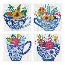 Teatime Posies - 12.7 x 12.7cm