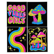Dotzies Flock Neon Good Vibes - 25 x 20cm