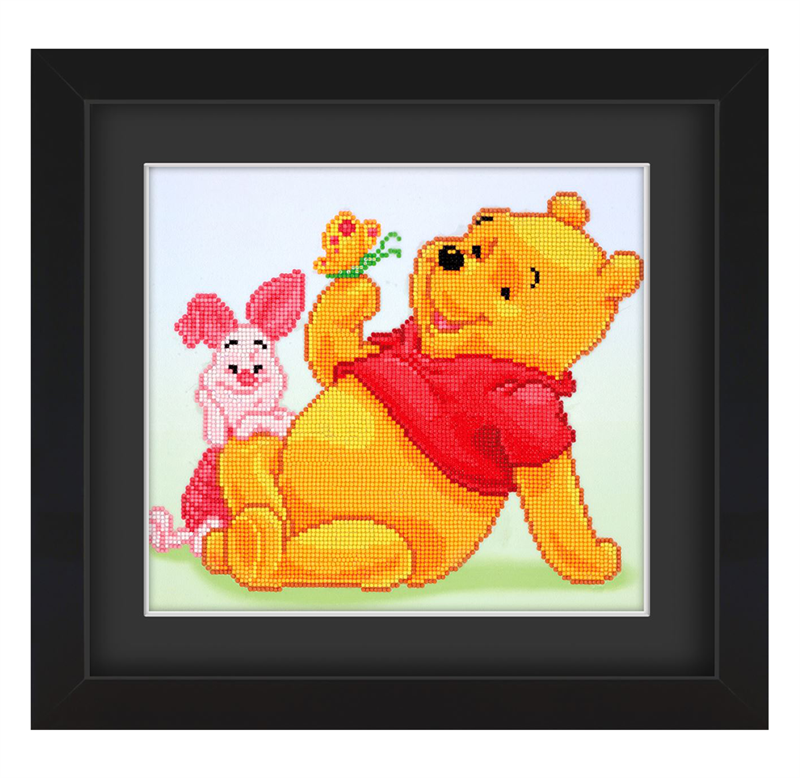 Completed Winnie the Pooh & Friends Diamond Dotz Painting Disney Diamond Art