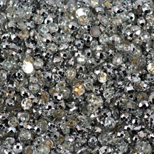 DIAMOND DOTZ - Freestyle 12 G (0.42Oz) X 2.8Mm Dotz - silver  metallic