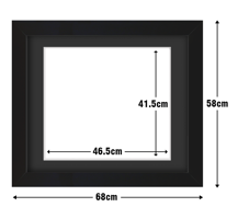 Frame with Framing Mat Board DDF11.B415X465MB