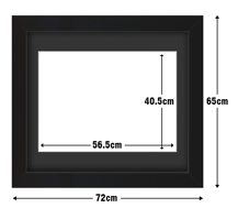 Frame with Framing Mat Board DDF12.B405X565MB