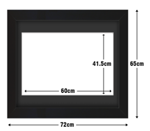 Frame with Framing Mat Board DDF12.B600X415MB