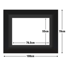 Frame with Framing Mat Board DDF16.B765X550MB