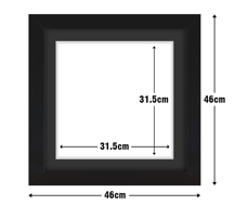 Frame with Framing Mat Board DDF19.B315X315MB