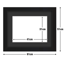 Frame with Framing Mat Board DDF21.B310X410MB