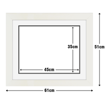 Frame with Framing Mat Board DDF21.W350x450MW