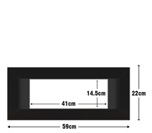 Frame with Framing Mat Board DDF24.B410X145MB