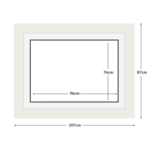 DIAMOND DOTZ - Aperture:96 X 76Cm White/White