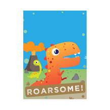 DIAMOND DOTZ - Personalised Dd Greeting Card - roarsome 12.6 x 17.7cm