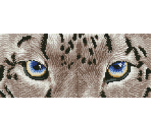 Snow Leopard Spy - 42 x 18cm (16.5 x 7in)