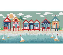 Seaside Days - 53 x 27cm (20.8 x 10.6 in)