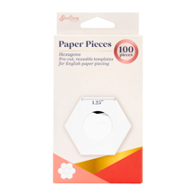 Sew Easy Paper Pieces Pre Cut - Hexagon 1.25 Inch