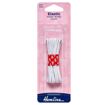 Elastic - General Purpose Braided - 3mm x 5m White