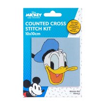 Disney Counted Cross Stitch Kit 10 x 10cm - Donald