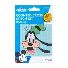 Disney Counted Cross Stitch Kit 10 x 10cm - Goofy