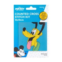 Disney Counted Cross Stitch Kit 10 x 10cm - Pluto