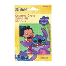 Disney Counted Cross Stitch Kit 10 x 10cm - Lilo & Stitch
