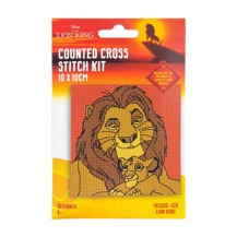 Disney Counted Cross Stitch Kit 10 x 10cm - Lion King