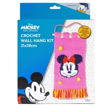Disney Crochet Wall Hanging Kit 21 x 38cm - Minnie