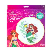 Disney Half Stitch Hoop Kit 20cm round - Ariel