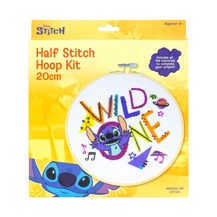 Disney Half Stitch Hoop Kit 20cm round - Stitch