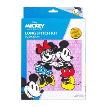 Disney Long Stitch Kit 30.5 x 33cm - Mickey & Minnie