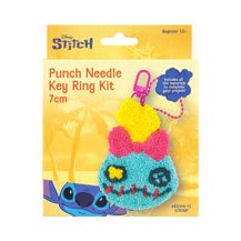 Disney Punch Needle Keyring 7cm - Scrump