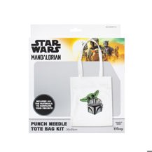 Star Wars Punch Needle Tote Bag 30 x 35cm - Grogu