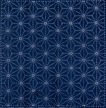 DARUMA - Sashiko Printed Cloth Blue - Star