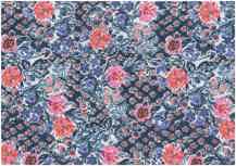 Cotton Sheeting Printed - Navy