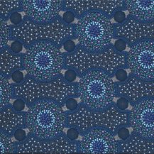 M&S Textiles Australia - Bush Flowers Blue